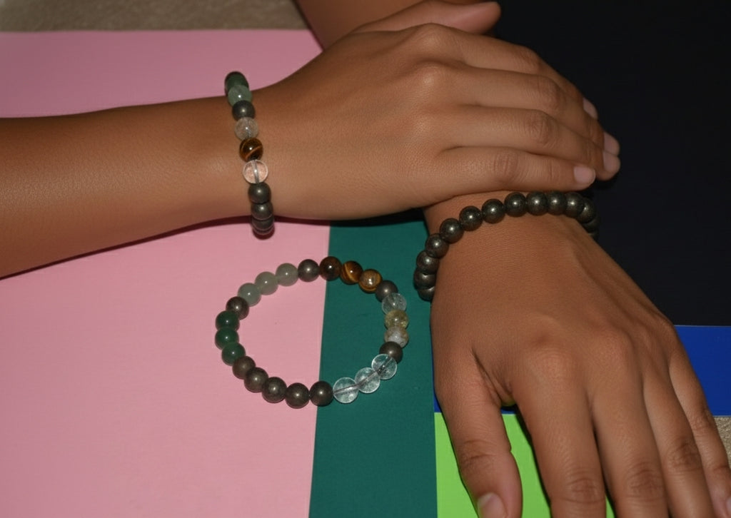 Money Magnet & Pyrite Bracelet Combo With Lab Tested Certificate