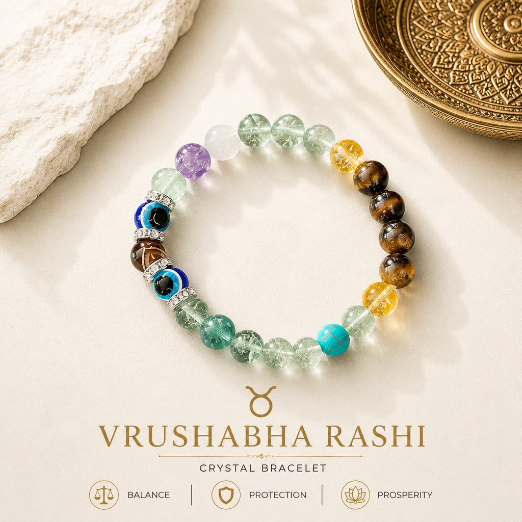 Vrishaba Rashi Bracelet – Powerful Zodiac Energy Bracelet for Taurus ವೃಷಭ ರಾಶಿ ಬ್ರೇಸ್ಲೆಟ್